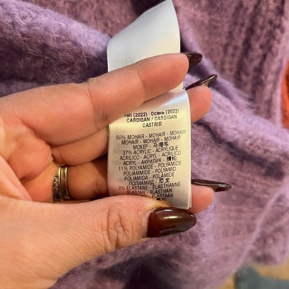 Castrid Oversized Cardigan in Moonlight Mauve
Essentiel Antwerp size S revolve - Picture 7 of 7